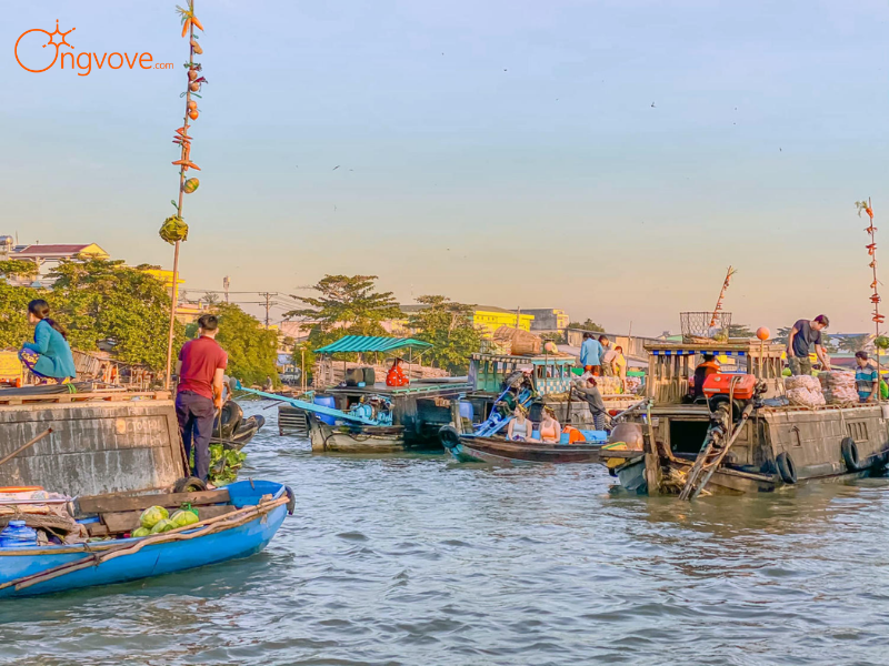 Lịch Trình Chi Tiết Tour Khám Phá Chợ Nổi Cái Răng & Lò Hủ Tiếu Cần Thơ 1 Ngày