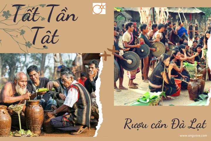 hương vị truyền thống của rượu cần Đà Lạt