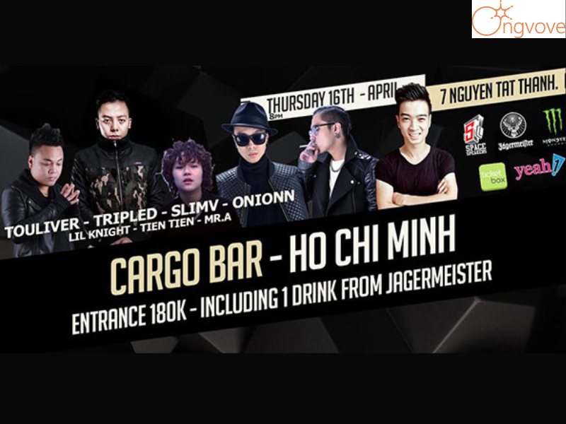 Đội ngũ ca sĩ biểu diễn tại Show ca nhạc tại Cargo Bar